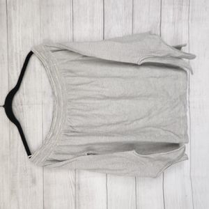 Lucky brand off shoulder striped top